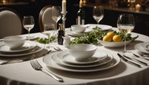 vaisselle pour restaurant gastronomique