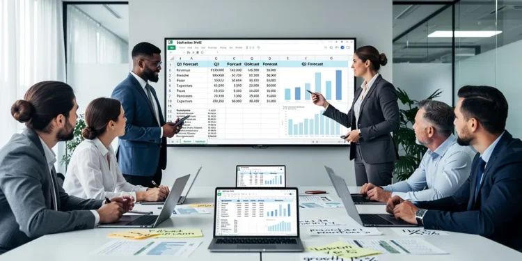 tableau prévisionnel excel