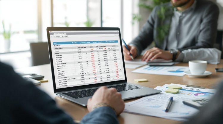 business plan format excel