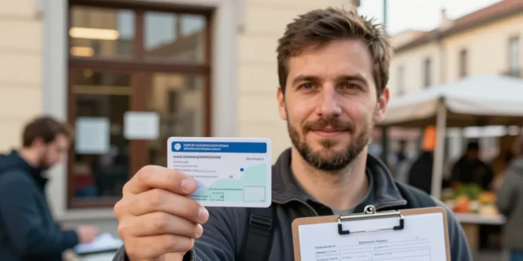 carte de marchand ambulant