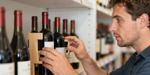 presentoir bouteille de vin